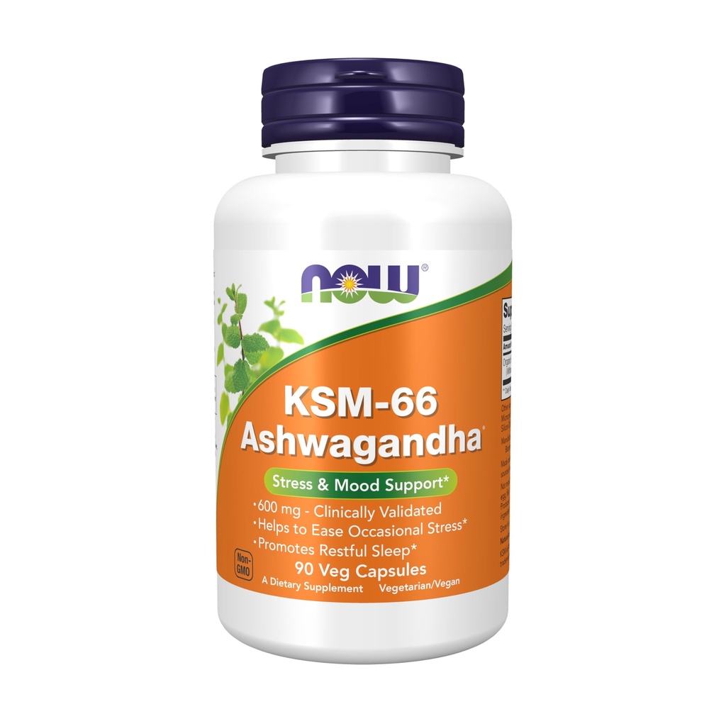 现在的补编,KSM-66 Ashwagandha,压力和睡眠支助,90 Veg Capsules