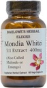 Barlowe 的草药 Elixirs Mondia Whitei 5:1 摘录 | 400 mg Per Capsule | 传统非洲生命力草药 | 60 Vegan Capsules | 清洁,无填充法