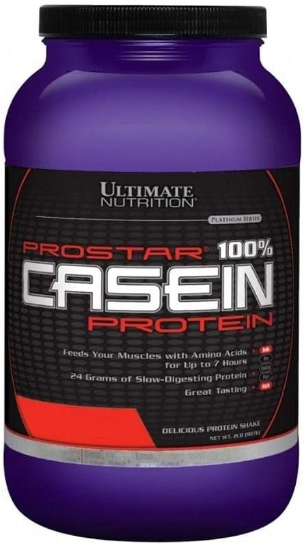 终极营养 Prostar Micellar and Hydrlyzed Casein 蛋白粉 - 肥胖在一夜之间自由肌肉生长和复苏 BCAAs, 2英镑,巧克力