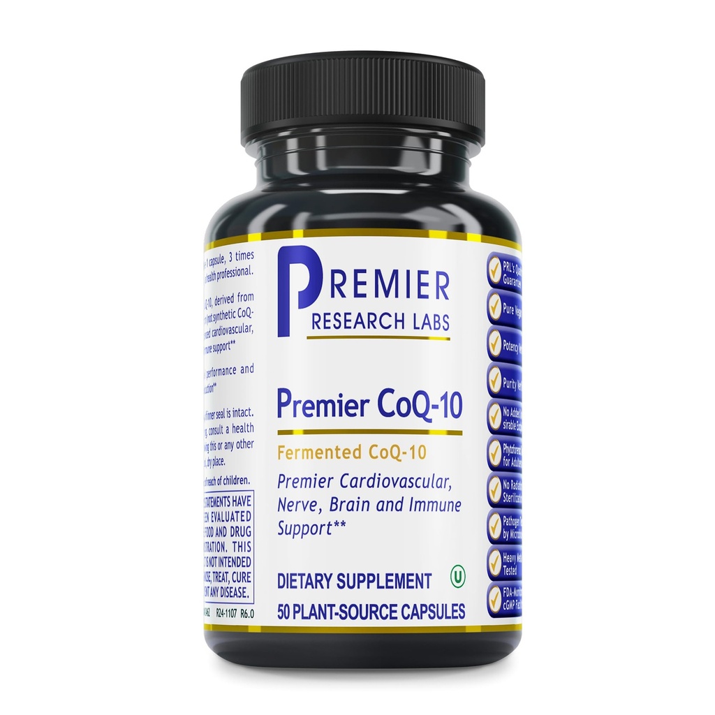 量子营养实验室 CoQ-10 Quartured - Coenzyme Q10, Co Q 10 补编,100mg Capsules for Heart Health, Nerve, and Immune Support, Ubiquinol Co Enzyme Q-10 配属红藻 - 60 蔬菜卡普尔