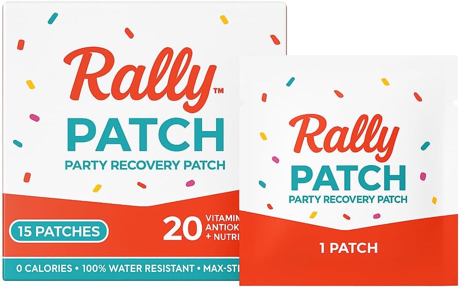 Rally Patch 30-Pack – 为单身派对、女孩旅行、节日、晚间活动、旅行要点、会后支助单独包装的政党回收补丁(30包)