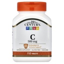 21世纪 C 500 mg 平板电脑,110个
