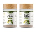 Snap Suppers Liver Health & Detox Supplements - 对肝脏和消化性健康的自然支持,60个植物卡普尔(2-Pack)