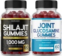 DORADION Shilajit Gummys for Men & Women (60 Gummys) 和 Glucosamine Chondroitin (60个伯爵)