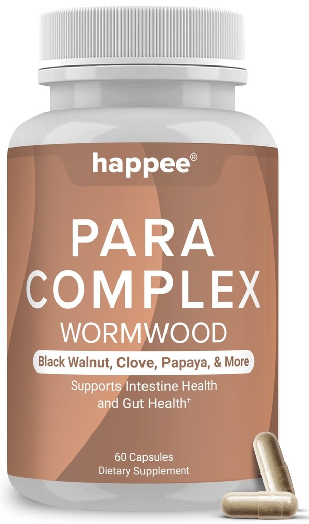人类肠道护卫(ParaComplex Intoinal Guard) - Para Pure Herbal cleanse for Gut Health and Digestive balance - 与Wormwood,黑胡桃,大蒜 & More - 60 Capsules