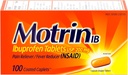 Motrin IB、Ibuprofen 200mg 平板电脑、肌肉痛、头痛、背痛、月球结扎和小关节炎疼痛的止痛器
