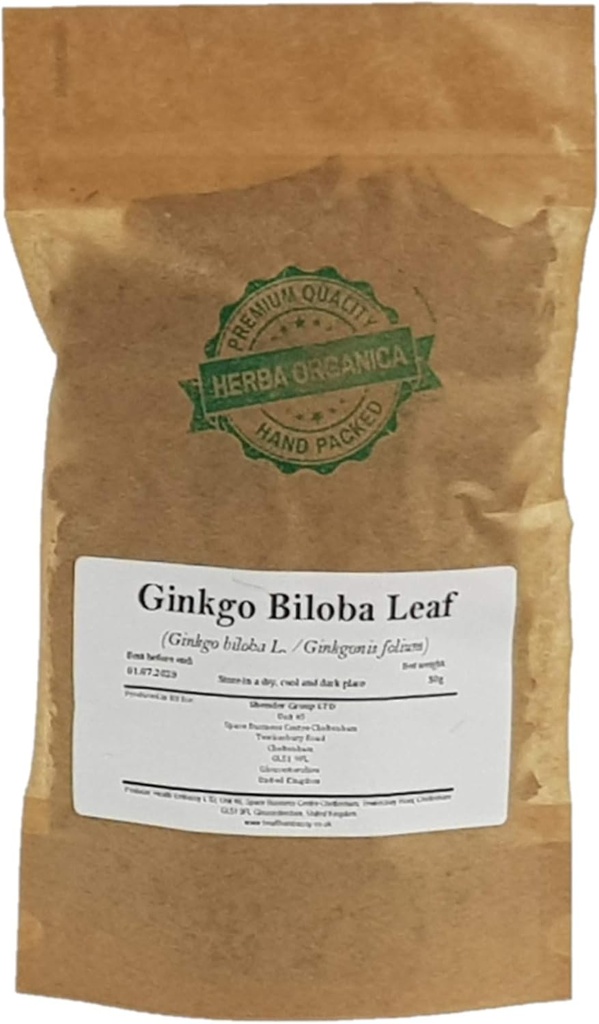 赫尔巴有机物 Ginkgo Biloba 叶片 - Ginkgo Biloba L - 草茶(50g)