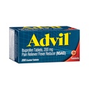 Advil Pain Reliver and Fever Reliefer, 治疗头痛、背痛、月经疼痛和联合疼痛的疼痛药剂 -- -- 200张合肥药片