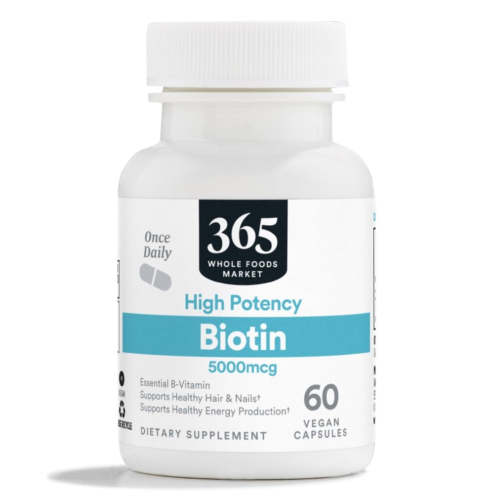 365 由全食品市场,高概率生物锡 5000mcg, Vegan, 60 Counter
