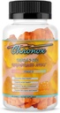 Chronox 橙色Flavor Omega 3 成人鱼油古米 - 美味可口的Chewable Omega 3 配鱼油补充剂 - 药丸替代品和非GMO古米用于日常健康 - (60个计数)