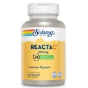 SOLARAY Reacta-C配有500mg维生素C,200mg Bioflavoid 集中,免疫系统防御维生素,专利24小时豁免助推支持补充,Vegan,120 Capsules,120 services.