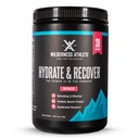 Wilderness Athlete - Hydrate & Recoveration 液化水粉 电解液 饮料 混合剂 - 与 Bcaas 恢复速度更快 - Hydrate Powder 含有1000mg的维生素 C - 30 service Tub (Watermeron).