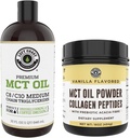 左岸性能 32oz Premium MCT Oil 和 16oz Vanilla MCT + 柯拉根粉