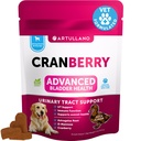 狗UTI治疗 - 对狗的Cranberry补充和Bladder控制 - 尿道感染性失禁药,Bladder Stones - UTI药物治疗 - 70 软厨用于养肾用鱼油