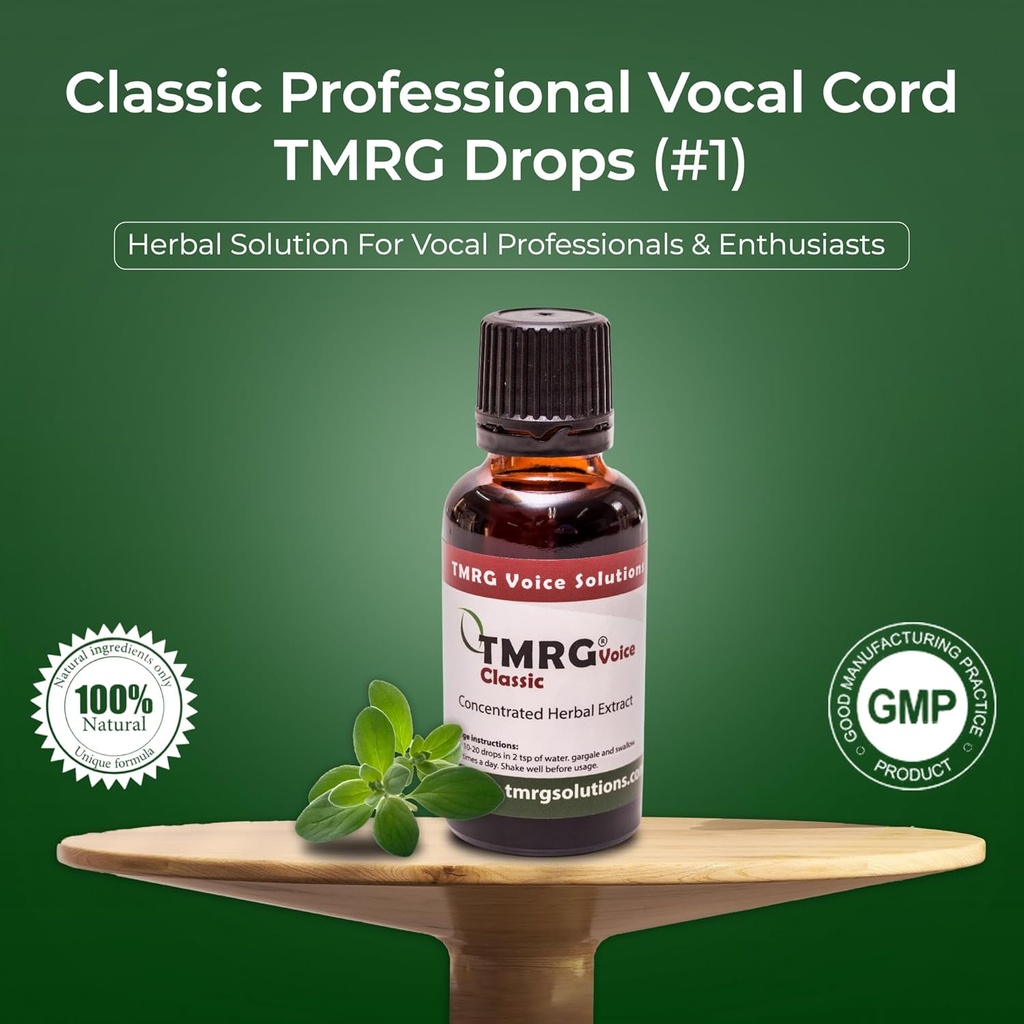 经典职业 Vocal Cord 补救 100% 天然草药 语音补充 滴液 喉咙 粗声 粗声 真空损伤 真空修复 真空问题 扰动的声音 (15ml)