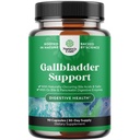 Gallbladder 支持带Ox Bile的文摘酶 - 纯化的Ox Bile盐 No Gallbladder & Pancreas Cleanse, Detox & 维修 - 带Pancreatin & Chanca Piedra的文摘补充 - 90 Capsules