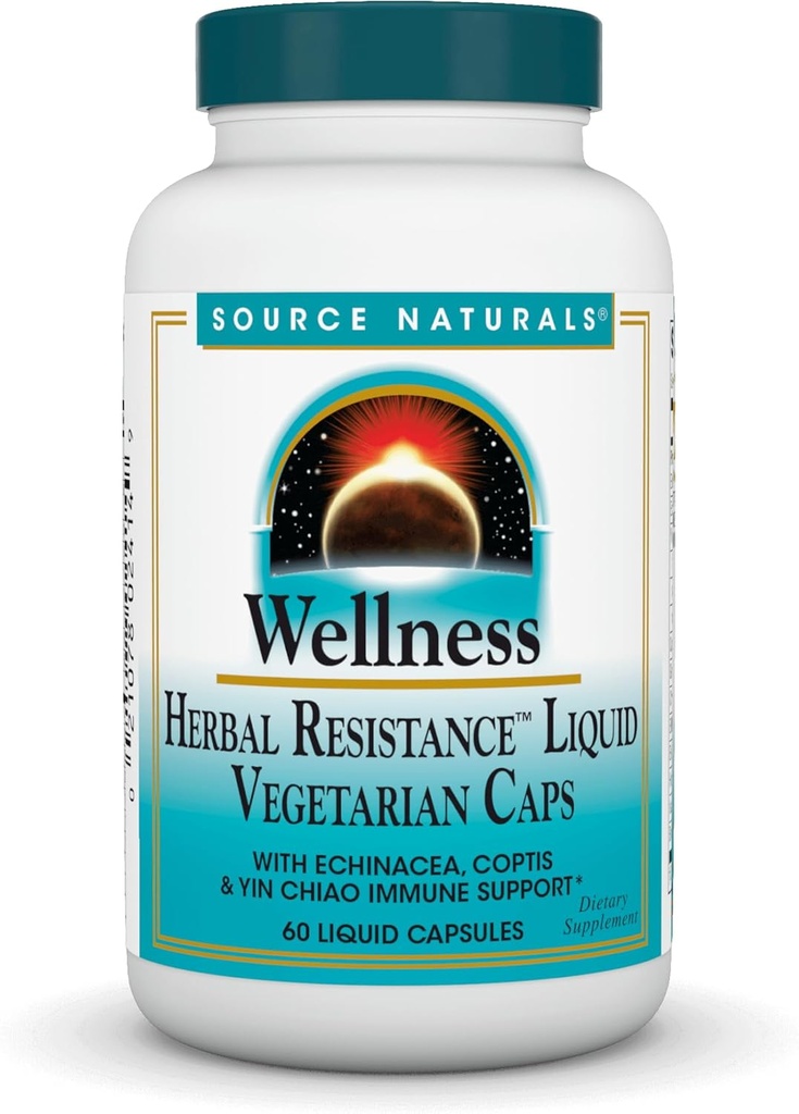 来源:天然健康草药抗药性,Echinacea, Coptis & Yin Chiao Immune支助 * - 60 Capsules