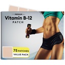 B12 能量加成补丁 – 75 Counter Pack – B12 补丁 – B12 配有 Methycobalamin & Guarana