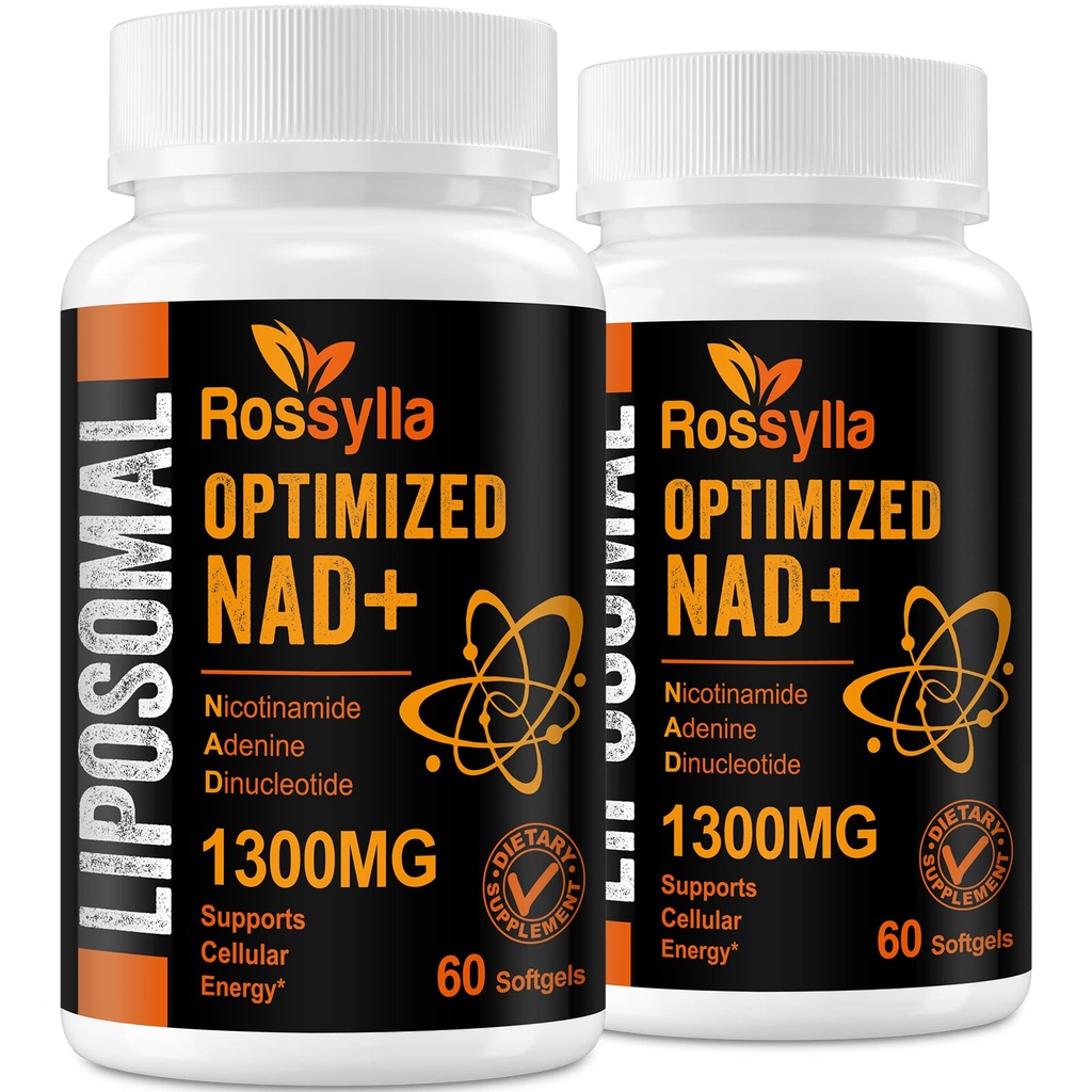 1300 MG Liposomal NAD+ 补充 QQ 最高吸收 QQ 纯净 NAD 补充 促进 NAD+ 亲切的QQ 推动NAD+ 年老的Defese、细胞能量、长寿 120 计数的补充