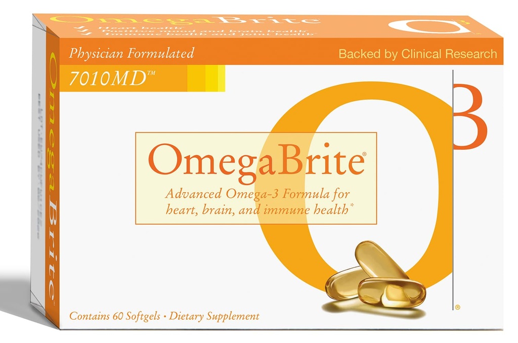 7010MD 高级Omega-3公式,92%Omega-3每服1 140毫克的EPA,促进阳性摩德、脑健康、免疫健康、心脏健康和联合健康-60个计数