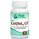 Peak CoQSol10 CF - 100% 无水晶Ubiquinol CoenzymeQ10 增强生物利用率 - Ubiquinol CoQ10 - 自然能源促进器 - 支持豁免、脑和心脏健康(30软胶)