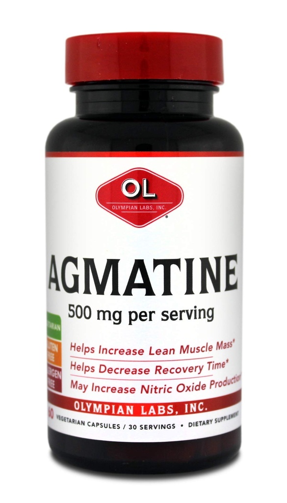 奥林匹亚实验室 Agmatine 500 mg 每服一次,60 蔬菜卡普尔