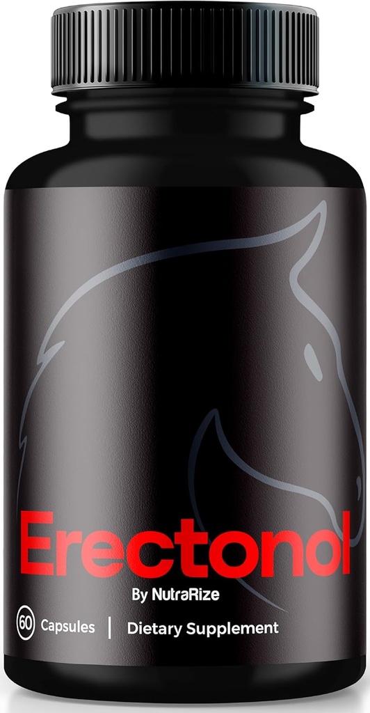 Erectonol Capsules for Men, Erectonol 雄性饮食补充, 男子健康与峰值表现的每日公式, 积极生活方式的高级公式药, Pastillas Reviews (60 Capsules)