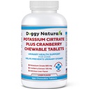 奶油酸钾加Cranberry 补充狗(100片) - Urinary Tract支持 - 帮助阻止Oxalate 石化钙的形成 - Deters Bladder & Kedney 石化(美国马德)