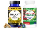 Lunakai 美国制造了Shilajit & Superfood Fruits & Vegies 配有 Ashwagandha, Rhodiola, Cordyceps & 4 能源与健康组合的Bundle 补充食品