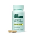 Love Wellness Daily Love Multivitamin for Women 支持能源, Cortisol, Immune Health, 压力缓解, & PMS 完成维生素D, C,铁,钙,锌, & Biotin, 镁 QQ60 计数