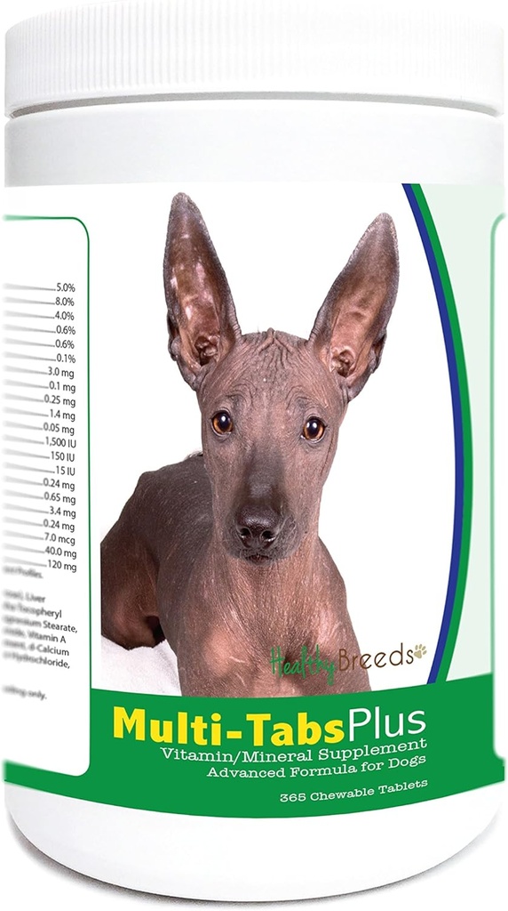 健康育种 Xoloitzcuintli 多塔布加可切片 365 计数