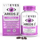 Viteyes AREDS 2 + Omega-3 Macular Support Softgels, + Triple strong Omega-3 (650 mg EPA, 350 mg DHA)用于心脏健康和眼部健康,眼维生素,视觉补充,270软胶