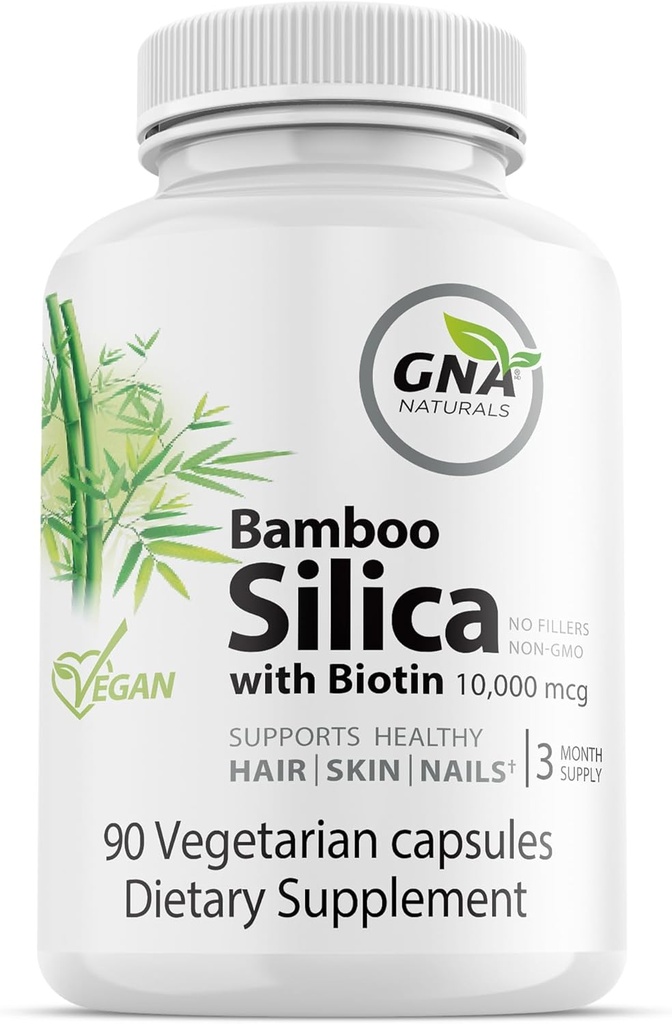 带Biotin Vegan 3个月方便供应的竹子