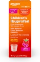 基本护理儿童Ibuprofen口服暂停100毫克,Berry,4 fl oz(包1)