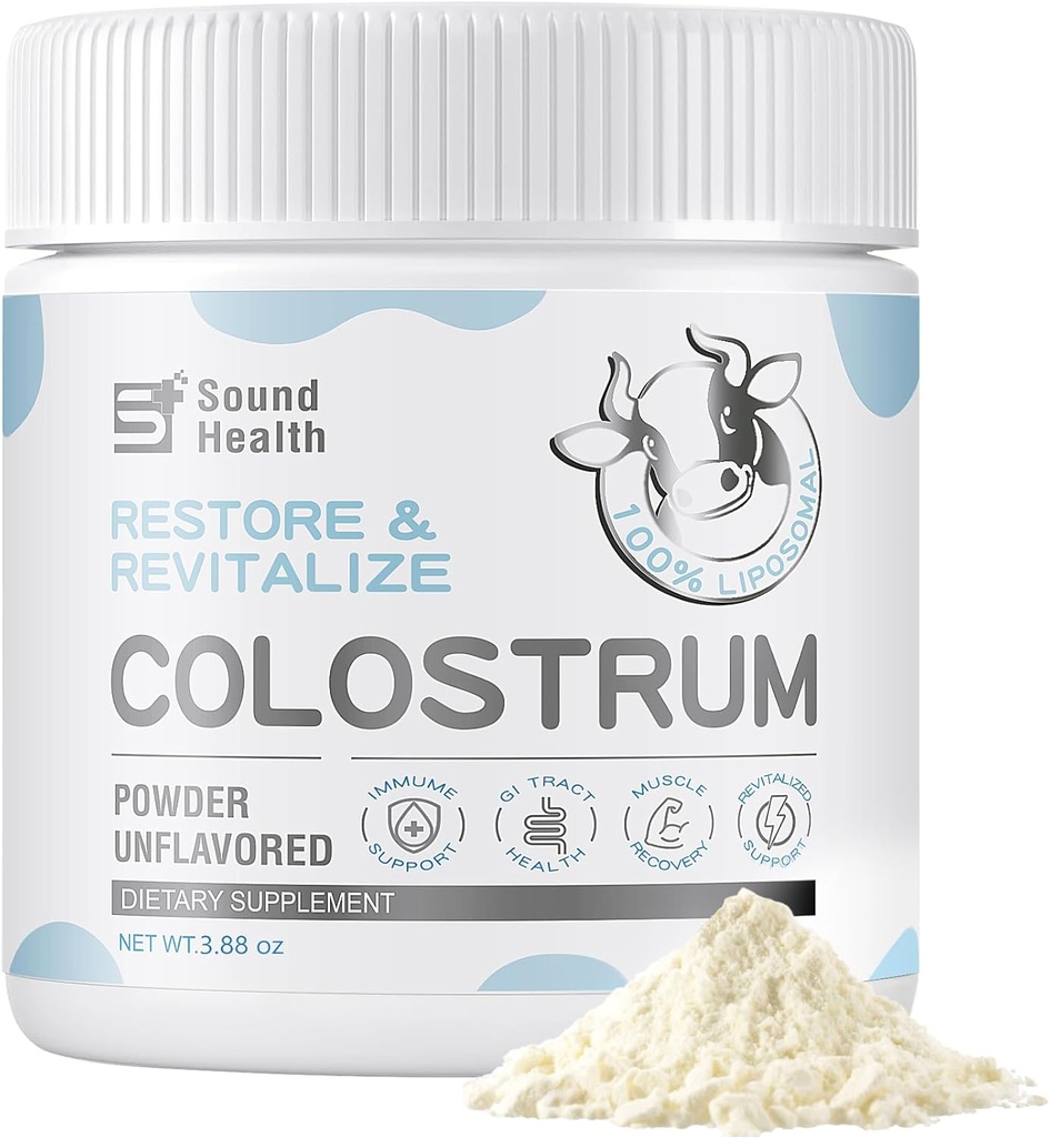 Colostrum 补充人类的粉末 - 有机Bovine Colostrum 补充古特健康,和免疫支持 - 不受欢迎(73人服务)
