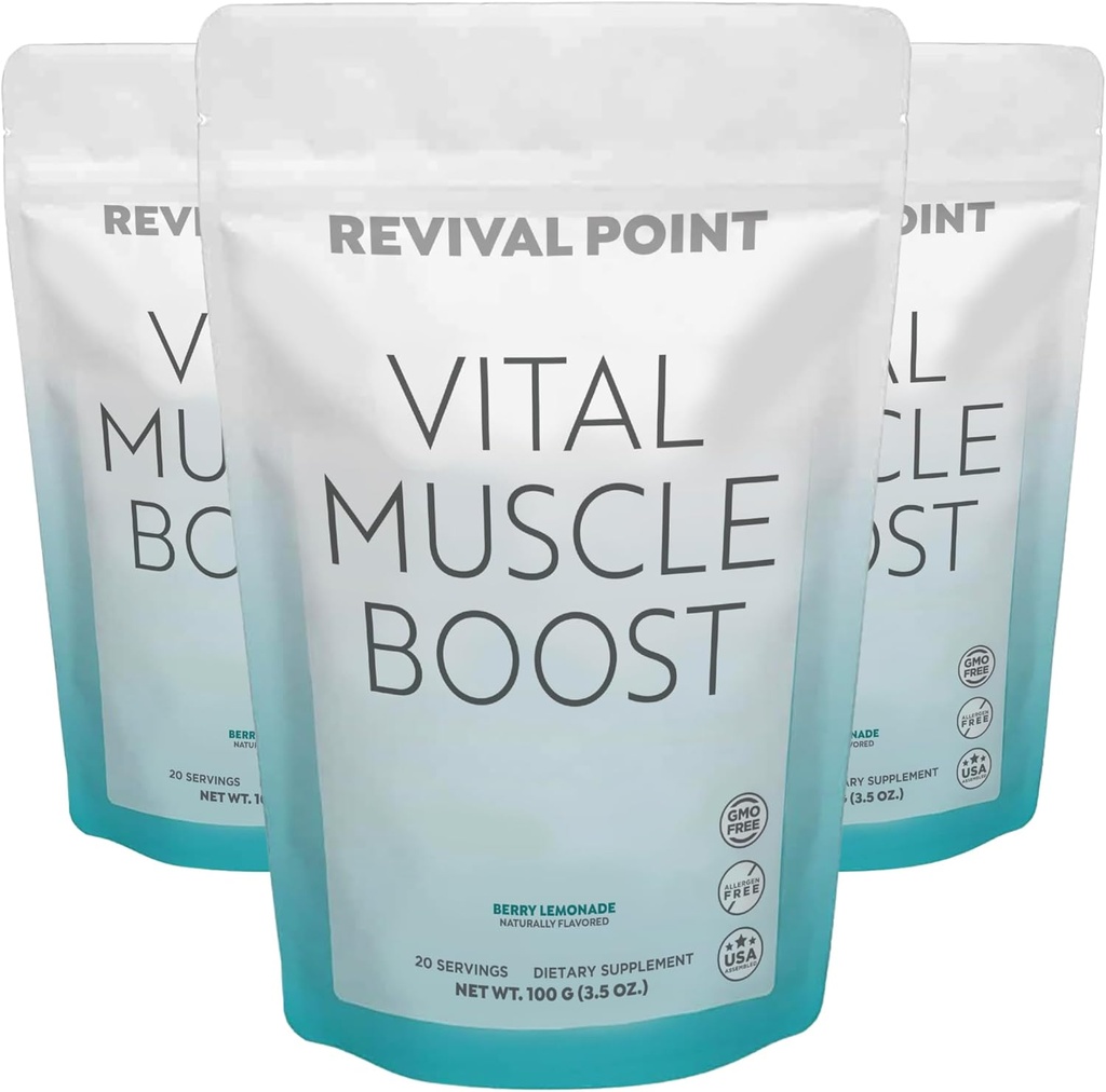 生命肌肉助动剂 - Premium MyHMB和维生素D3 成人补充剂 - 专利HMB Powder 3000mg - 健康肌肉,能量和活力活性 - 支持蛋白质合成和强力