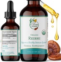 Reishi Tincture - 神经和免疫系统支持、呼吸系统、心血管和元素健康、焦点和冷静意识、草药补充剂 - 2 Fl Oz