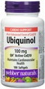 Webber Naturals Ubiquinol 100mg QH 活动 CoQ10, 100 软胶
