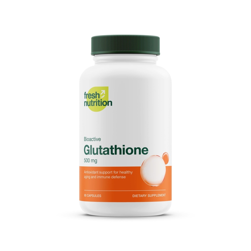 Glutathione 补充 Capsule - 最强DNA 验证 Glutathione 递减 - Vegan 友好型,非转基因型, Gluten & Soy 自由型