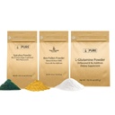 原生蛋白蜜蜂、L-Glutamine和Spirulina粉末盒,(1.b)食品安全,补充粉末