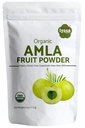 Organic Amla Fruit Powder, Amalaki Berry Powder, Trial pack of 4 ounce/112 gm, USDA Organic, Raw Superfood for Skin and Hair, Resealable Pouch of 4 oz