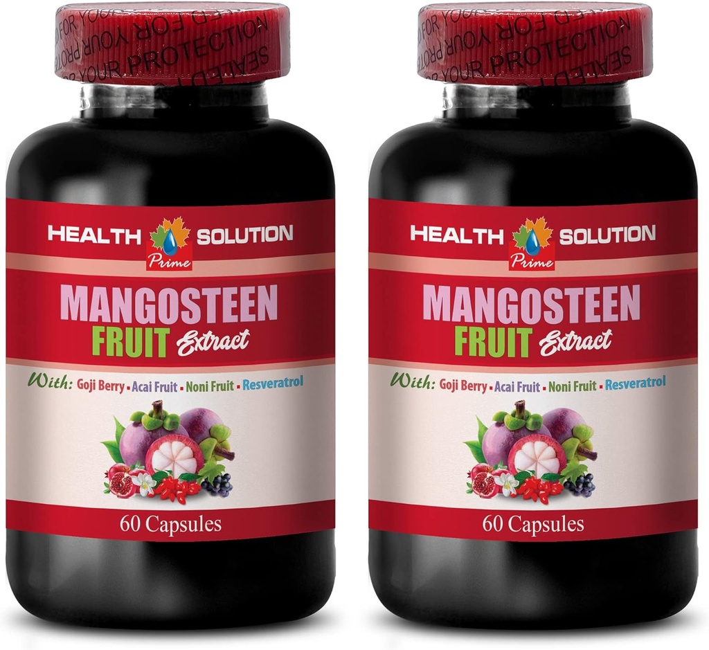 芒果胶囊 -- -- MANGOSTEN FRUIT EXTRACT 与resveratrol、ACAI FRUIT、POMEGRANATE、NONI FRUIT、GOJI BERY -- -- 石榴维生素用于记忆 -- -- resveratrol补充剂 -- -- 2瓶120