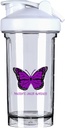 18 Ounce Shaker 瓶装饮料 混合剂 防渗漏 前置蛋白质 摇控食品 摇控瓶装500ML/18 Oz White&1&1