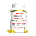Granite Pristine Omega-3号补充品,2000mg 挪威鱼类石油补充品,EPA & DHA, 支持联合,心脏,大脑,和Mood,可持续来源,纯度测试(60软胶)
