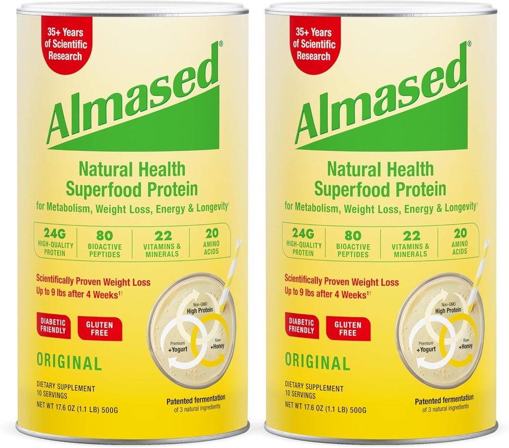 Almased 多蛋白粉支持重量损失(包2)