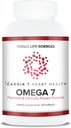 Cardia 7 Heart Health Omega 7 - 含有专利的Provinal Puized Omega 7 Fatty Acids - 无鱼气味或Burp-Back - 60ct软宝石