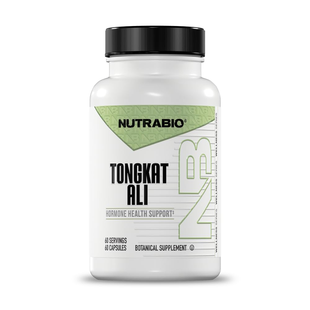 NutraBio Tongkat Ali Longjack 100 补编 - 对肌肉质量、力量、性能的自然支持 - Men Tongkat Ali - 每卡普勒200毫克,60名服役者