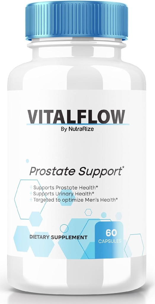 VirtualFlow Capsules,VirtualFlow高级前列腺支持公式,恢复控制的官方全自然公式,支持总体健康的Max强药,Virtual Flow审查(60 Capsules)