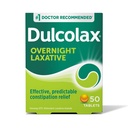Dulcollax兴奋剂泻药片、可预见和有效便秘缓解剂、Lelivees Training & Bloating、Bisacodyl 5 mg、50 count