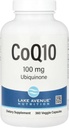 湖大道 CoQ10 营养 - Ubiquinone 补充剂 - 促进抗氧化剂活动 - Gluten Free, no-GMO - 100 mg - 360 Veggie Capsules